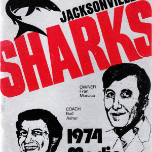1974 Jacksonville Sharks media guide