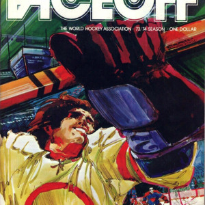1973-74 WHA Faceoff Magazine
