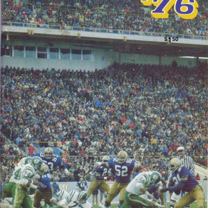 1976 Winnipeg Blue Bombers media guide